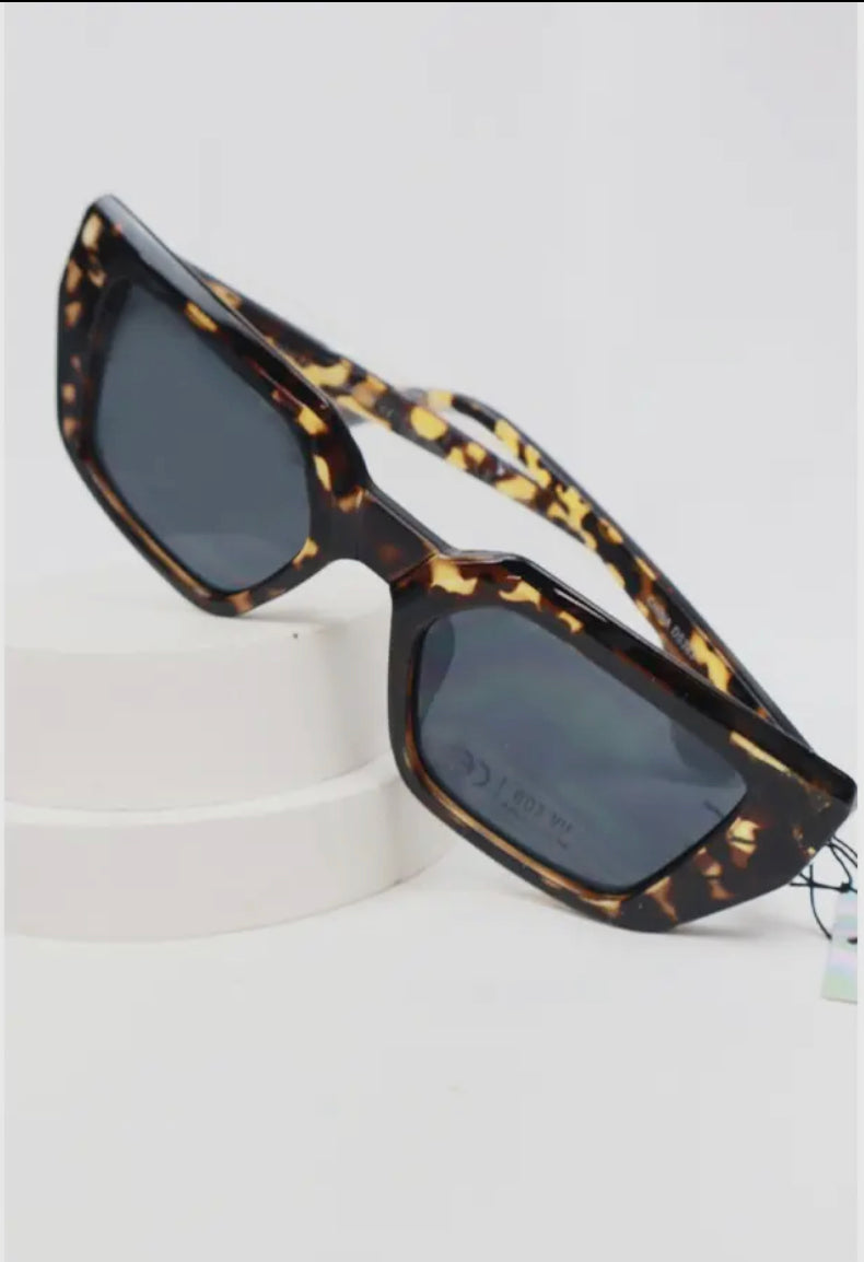 Oversized Thick Frame Square Sunglasses