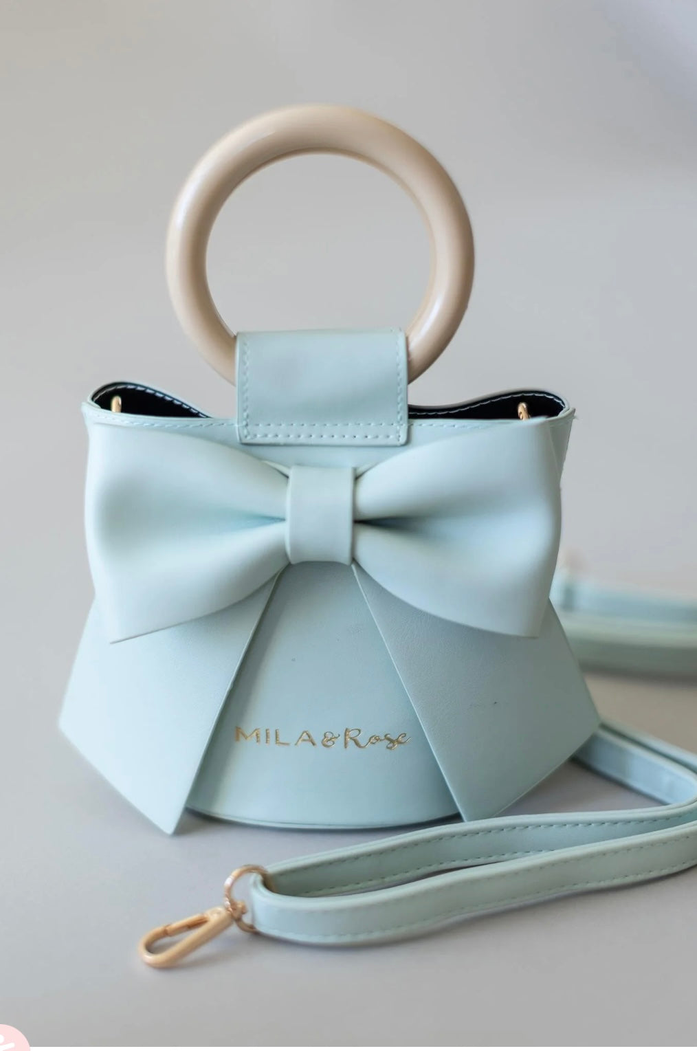 Mint Bow purse