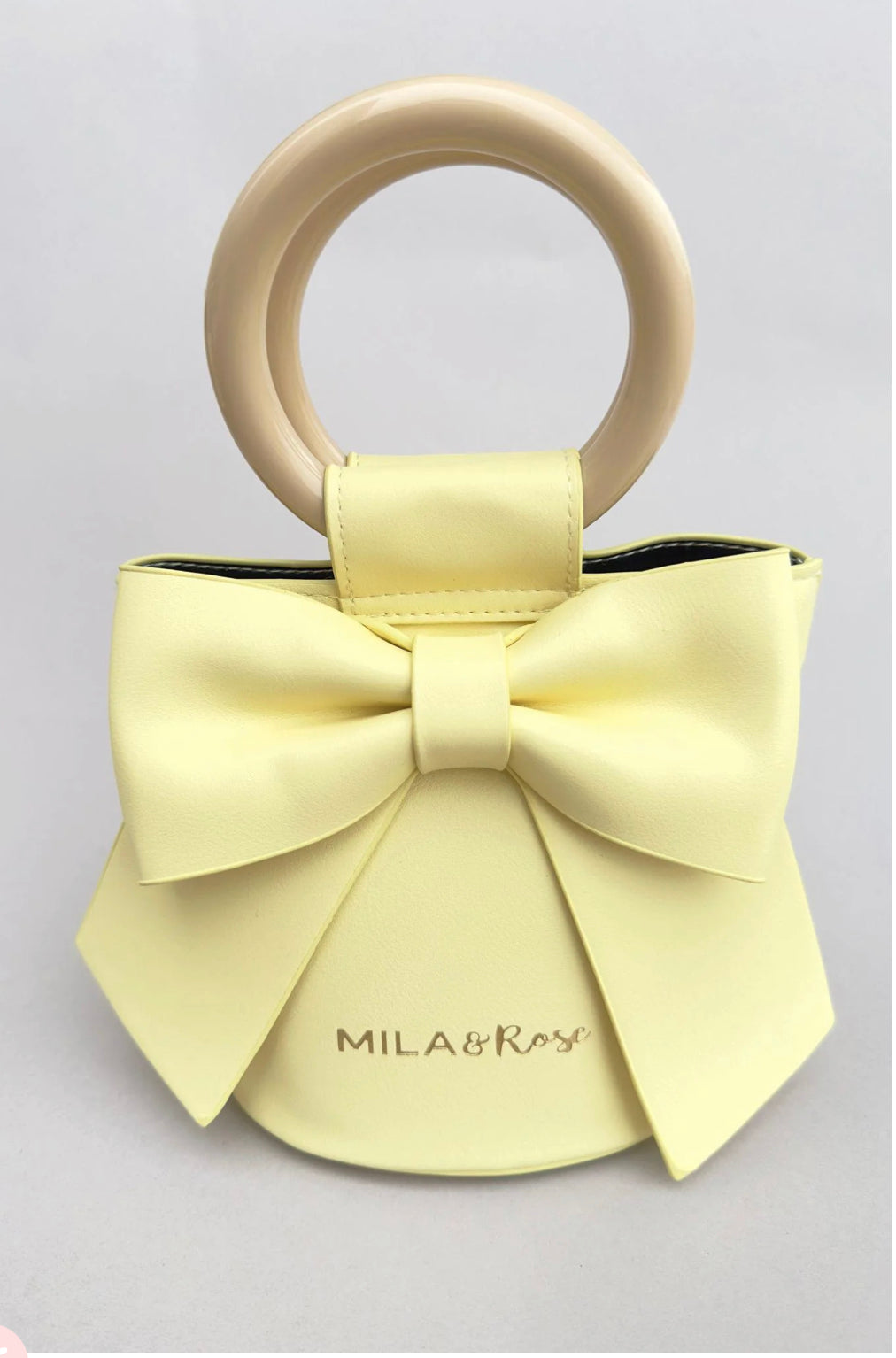 Lemon Bow Purse