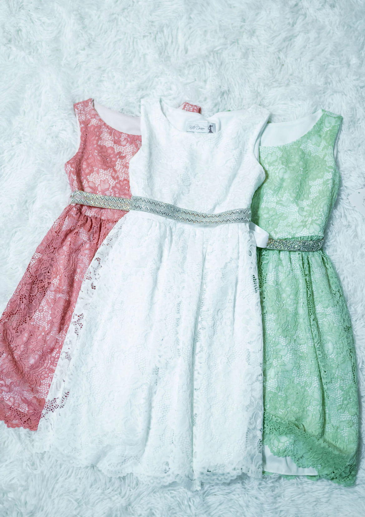 Coral Lace Dress