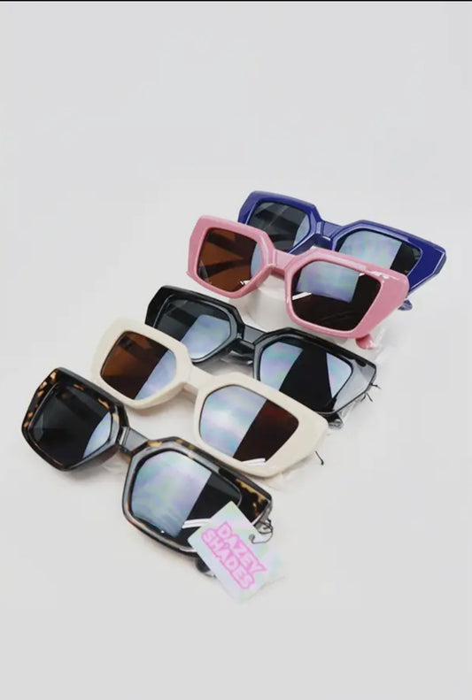 Oversized Thick Frame Square Sunglasses