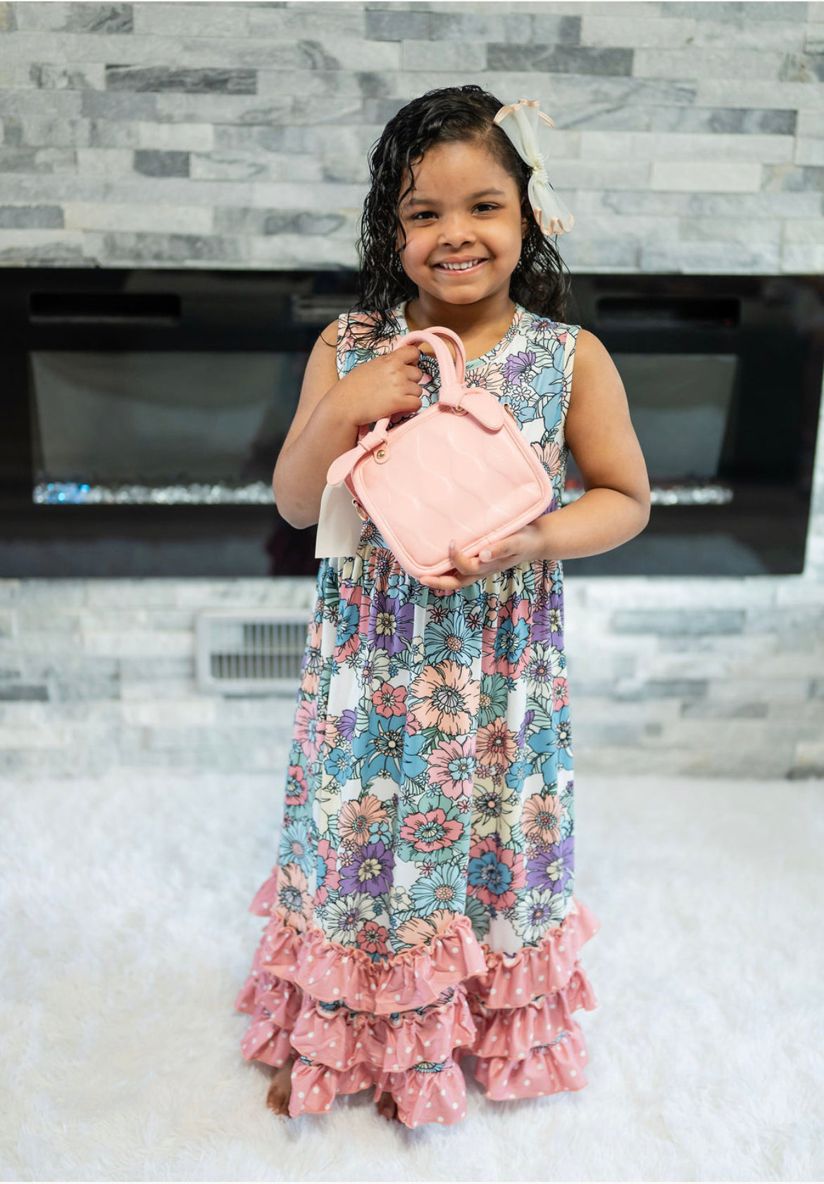 Rose Pink Groovy Purse