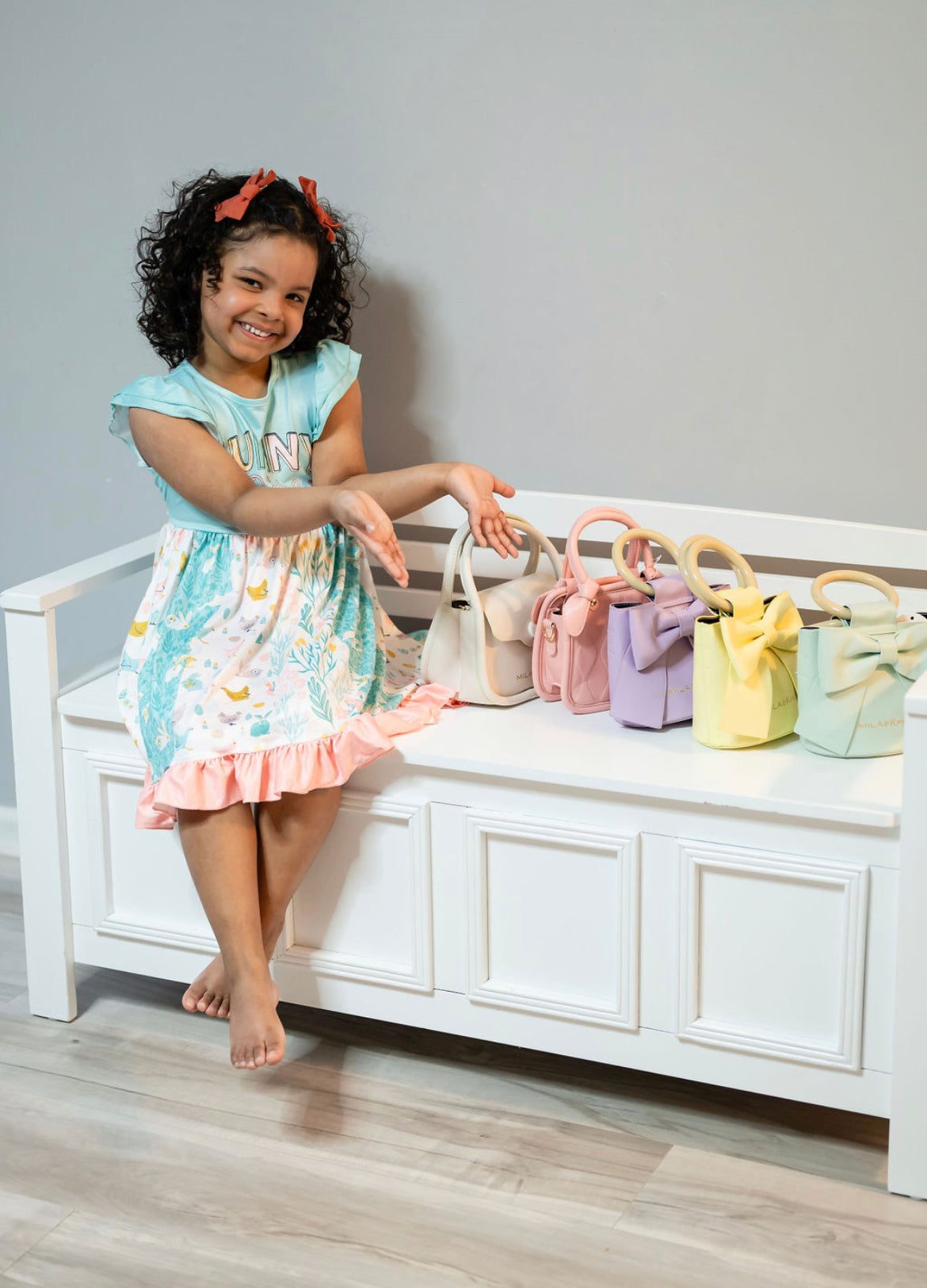 Lemon Bow Purse