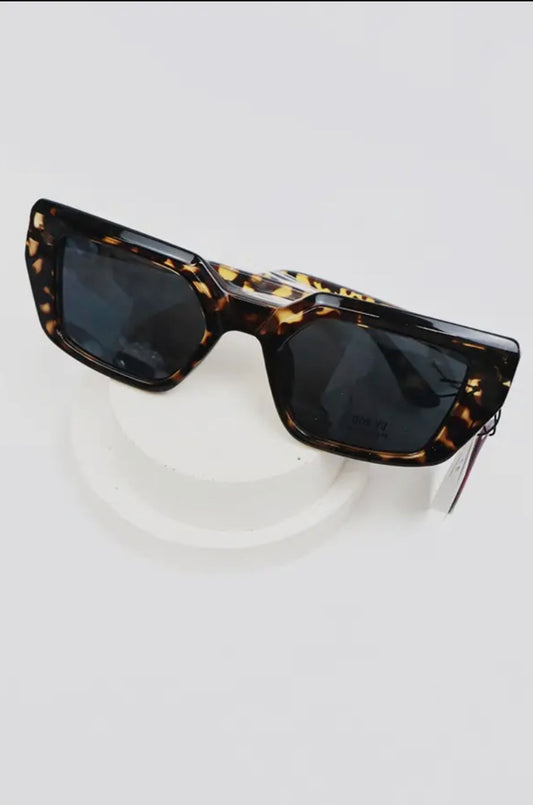 Oversized Thick Frame Square Sunglasses