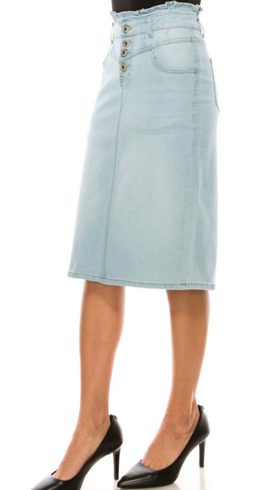 Light Indigo Denim skirt