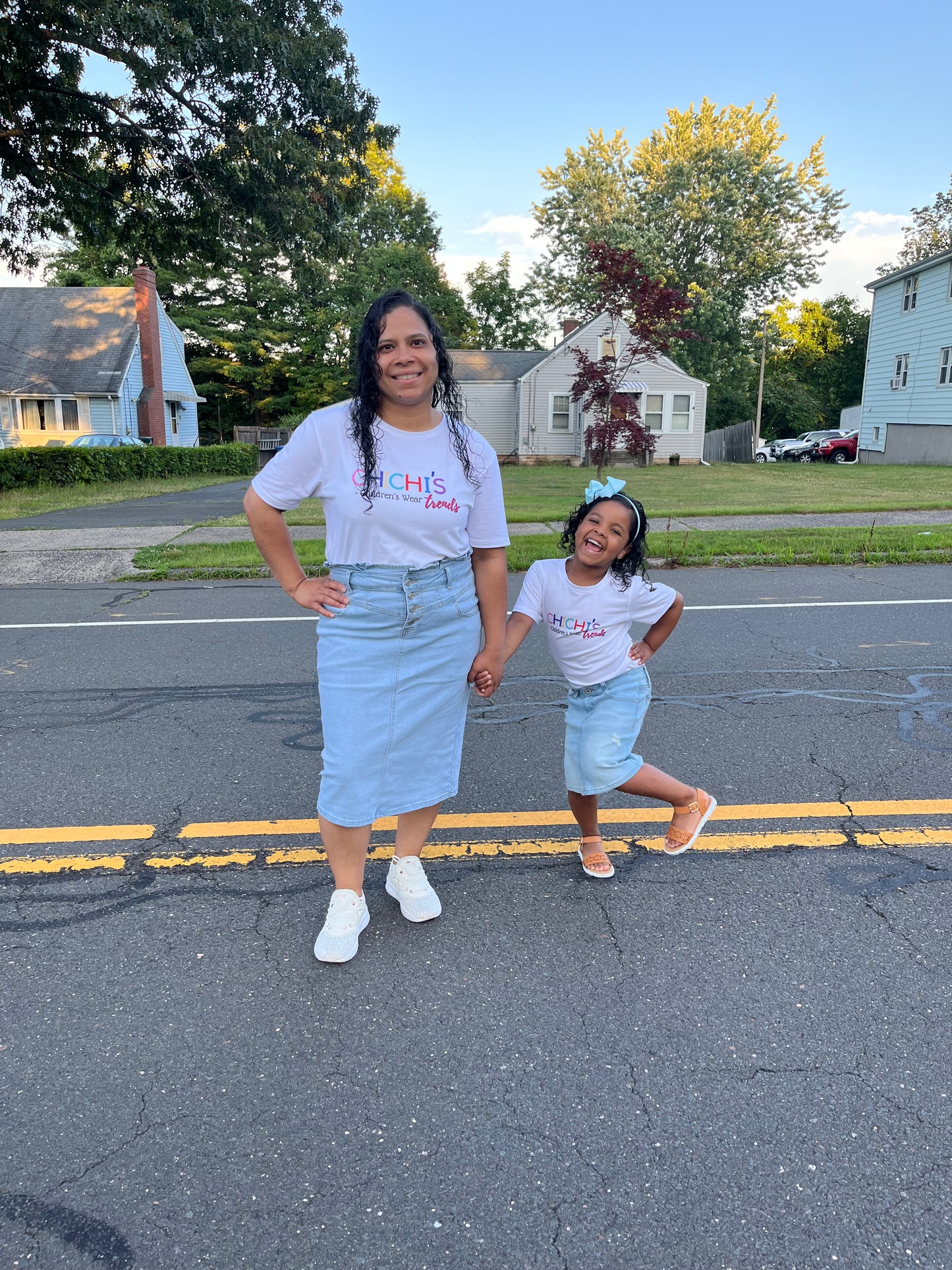 Light Wash Denim skirt