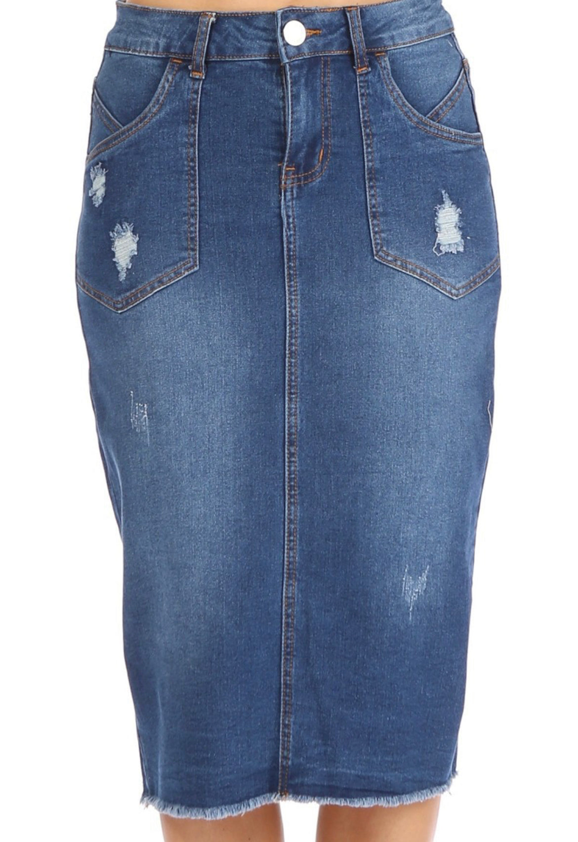 Indigo Wash Denim skirt