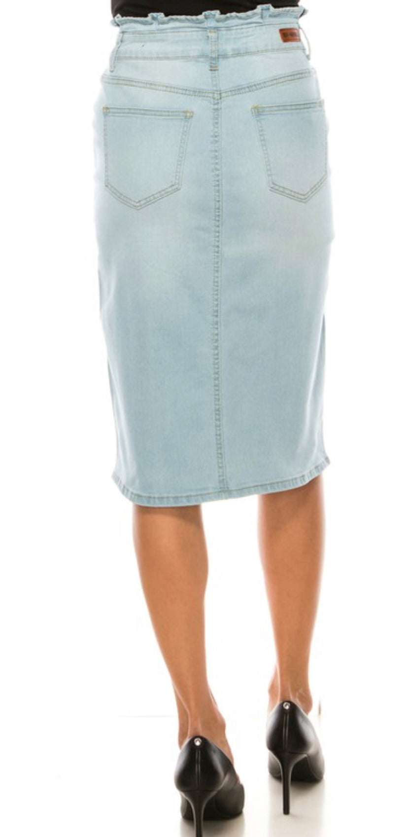 Light Indigo Denim skirt